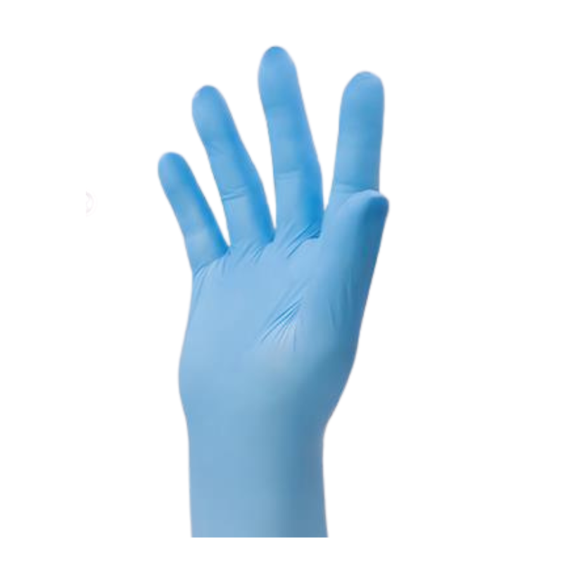 Disposable-nitrile-glove-blue