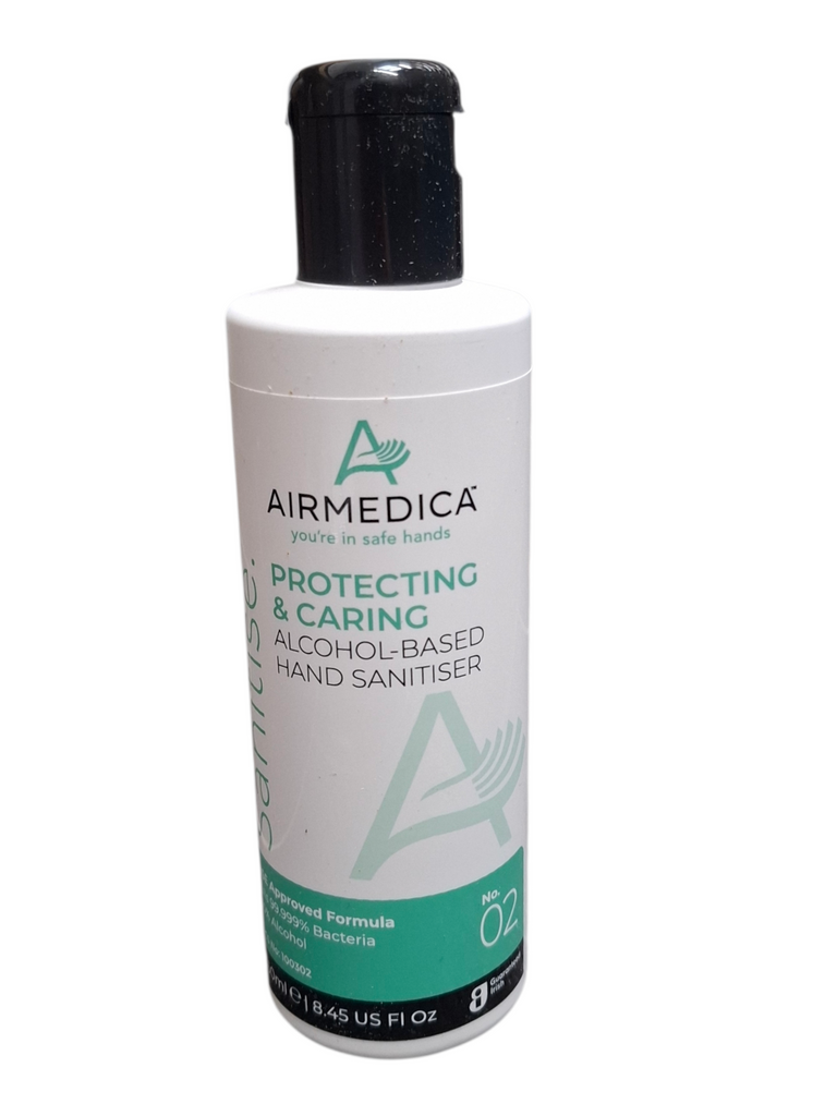 Airmedica Hand Sanitiser Gel 250 Ml Flip Top